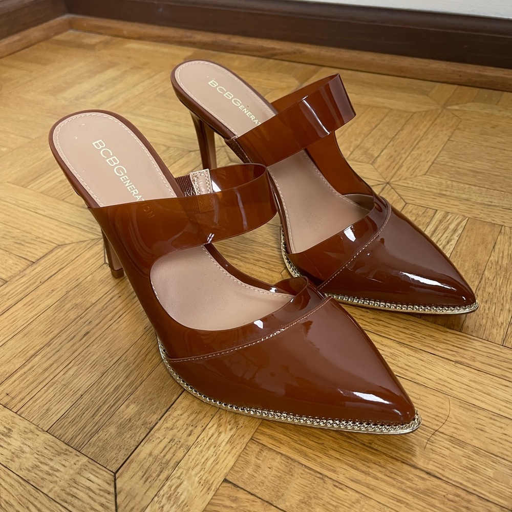 BCBG Brown Heels
